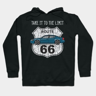 Route 66 Blue 2 Hoodie